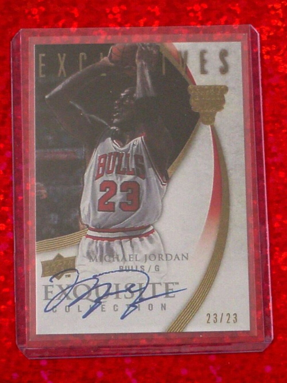 Michael Jordan Facsimile Auto Card